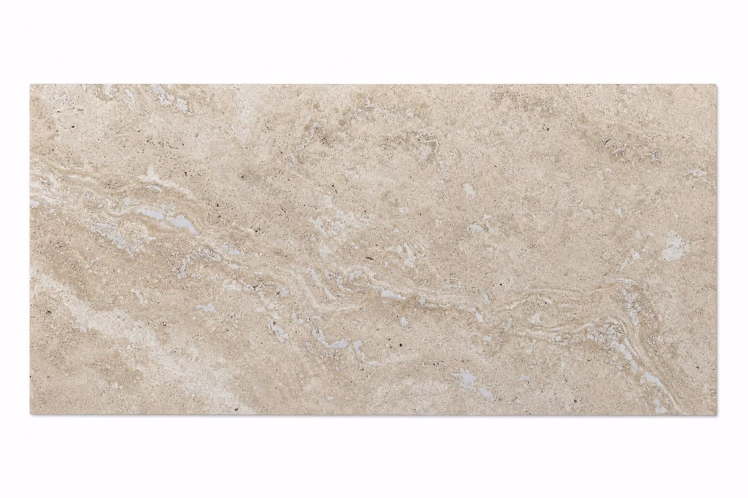 Travertino Puebla — Fiorito — Century (al trapo) — 1 cm — 120x60 — Placa