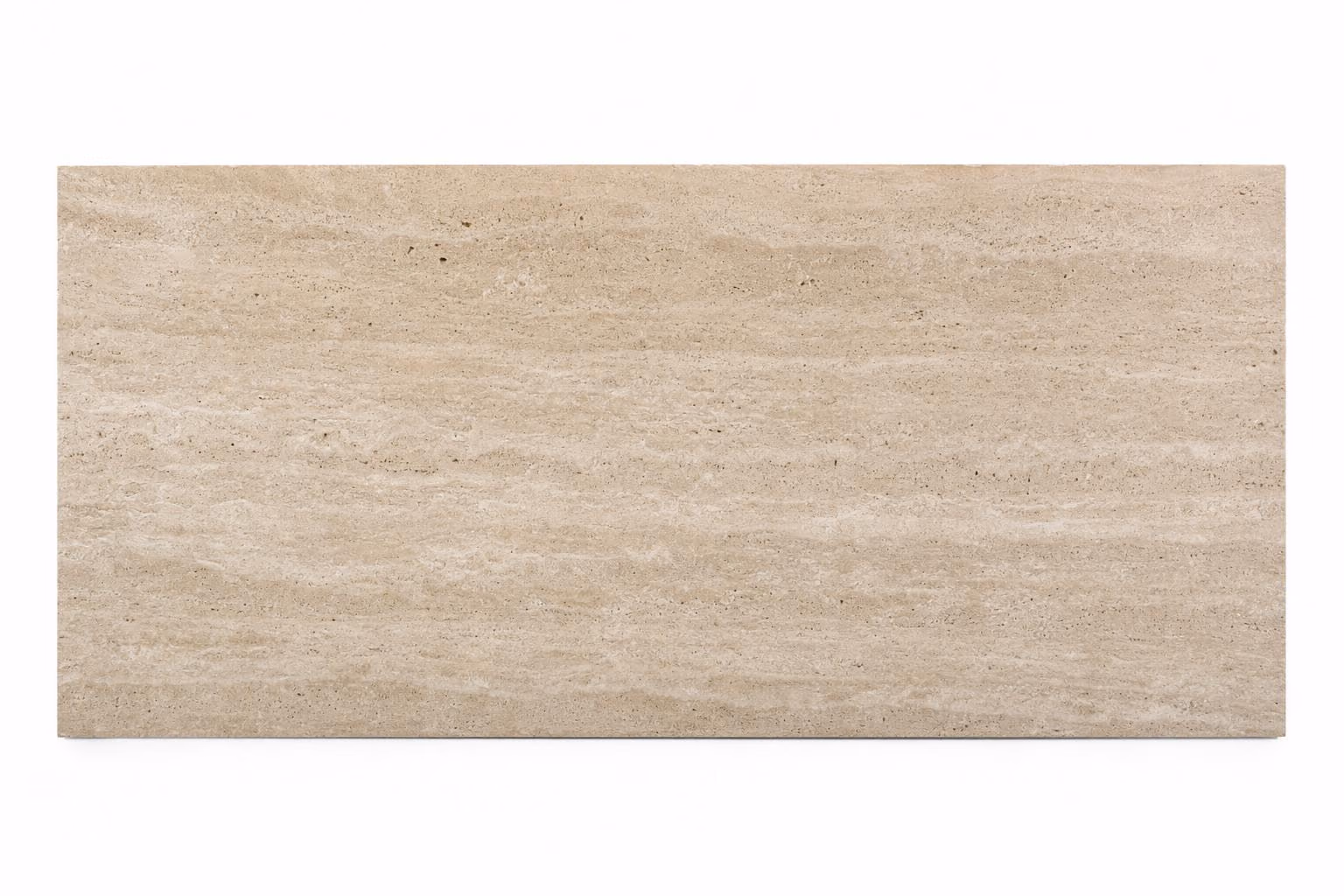 Travertino Puebla — Veta — Pulido mate — 1 cm — 120x60 — Placa
