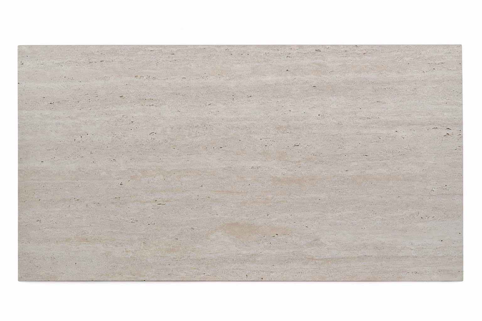 Travertino Puebla — Veta — Pulido brillado — 1 cm — 120x60 — Placa