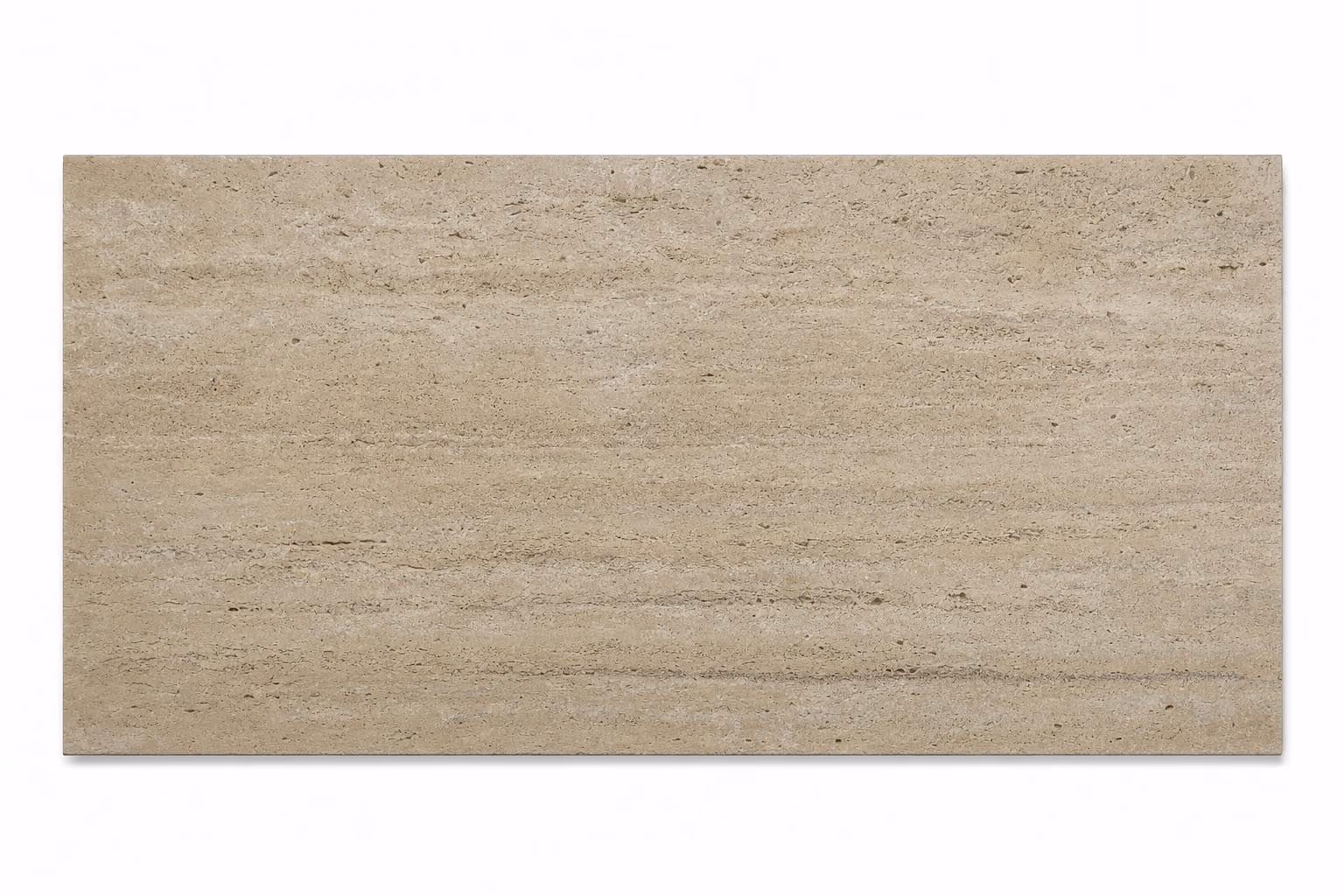 Travertino Puebla — Veta — Martelinado — 1 cm — 120x60 — Placa