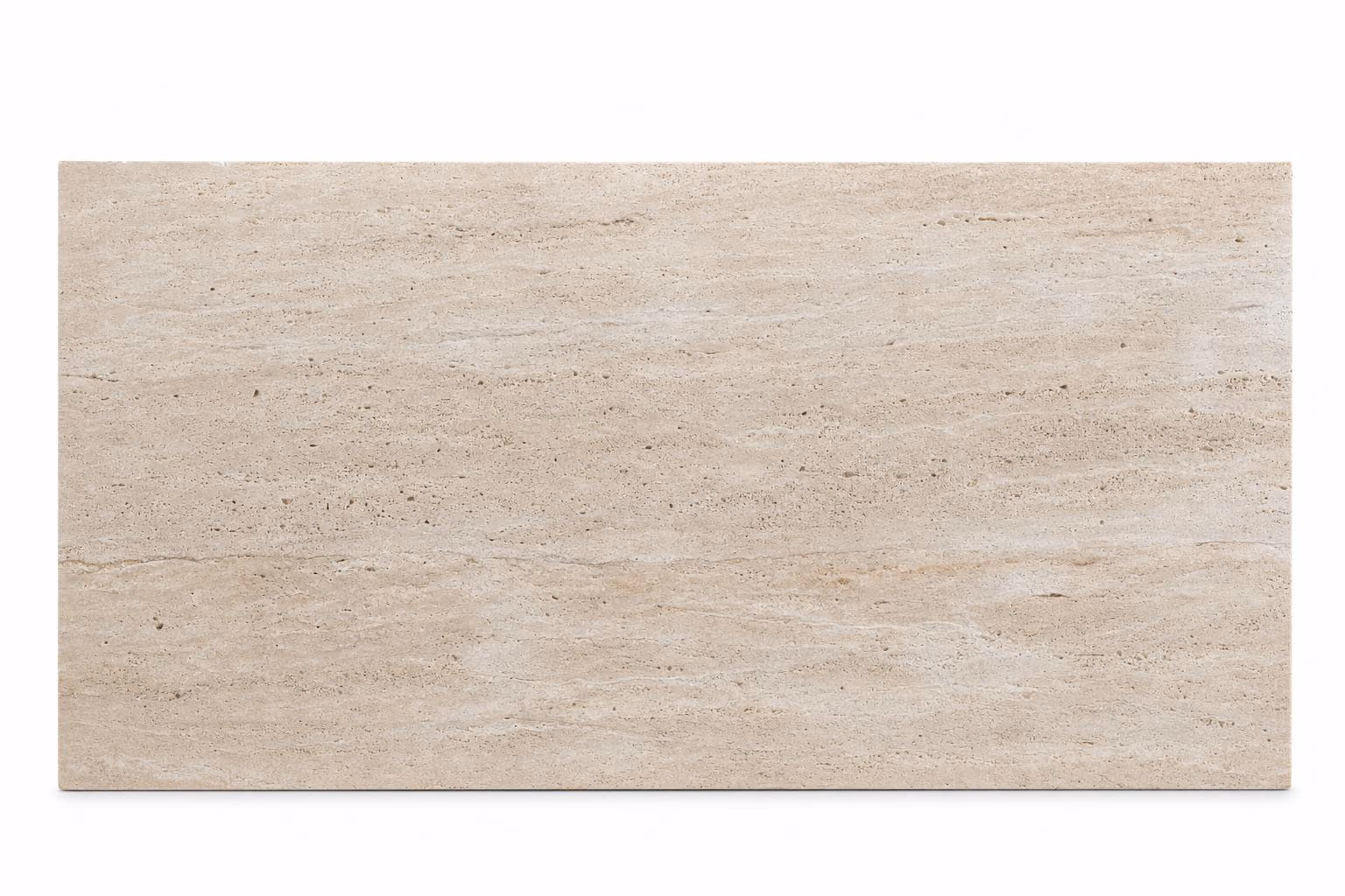 Travertino Veracruz — Veta — Pulido mate — 1 cm — 120x60 — Placa