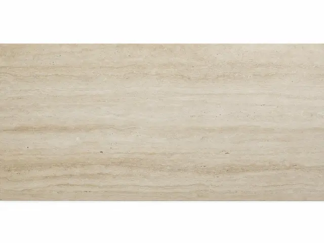 Travertino Veracruz — Veta — Pulido brillado — 1 cm — 120x60 — Placa