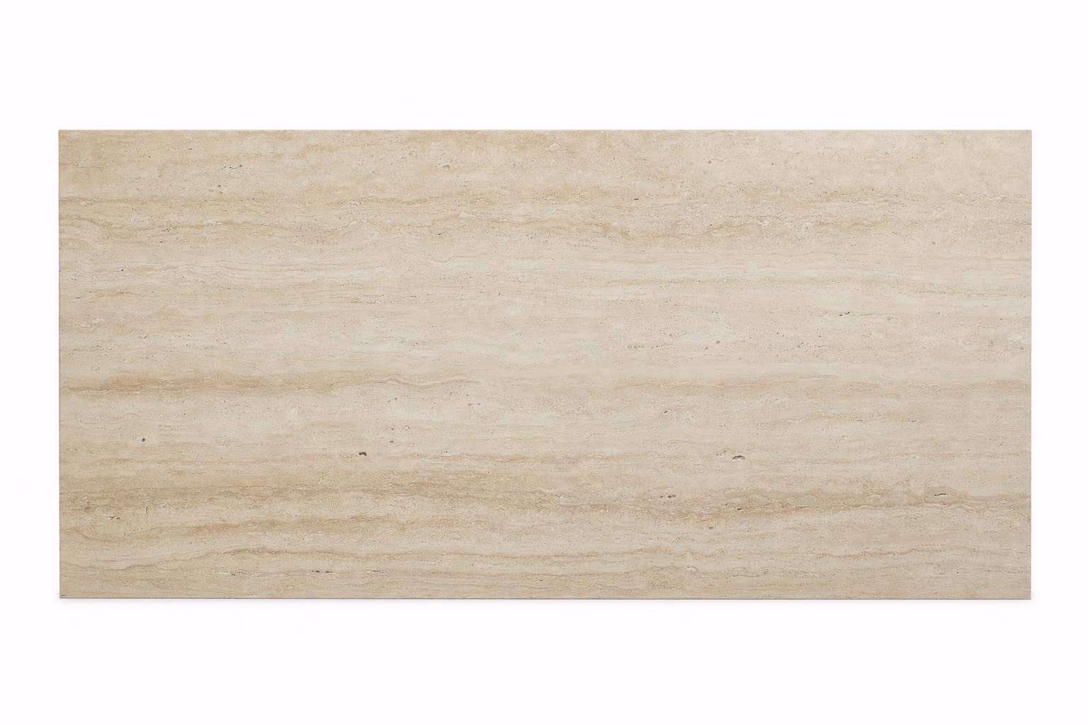 Travertino Veracruz — Veta — Pulido brillado — 1 cm — 120x60 — Placa