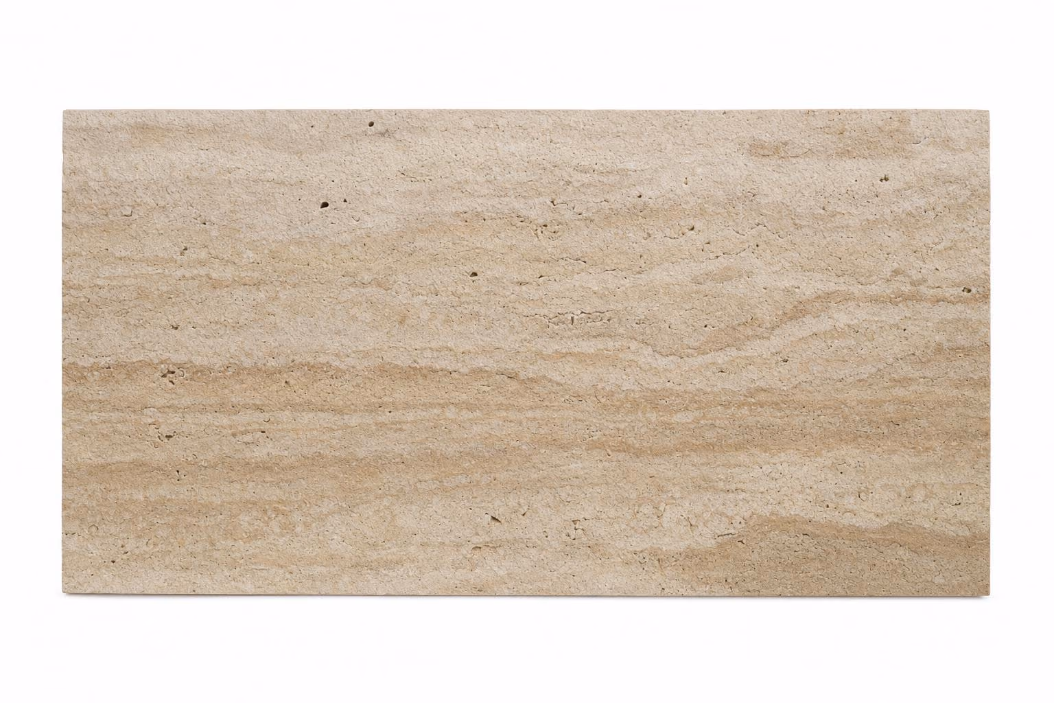 Travertino Veracruz — Veta — Martelinado — 1 cm — 120x60 — Placa