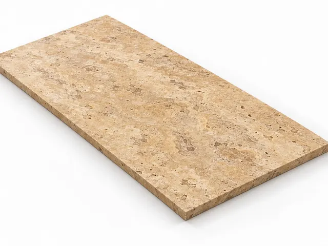 Travertino amarillo — Fiorito — Century (al trapo) — 1 cm — 120x60 — Placa