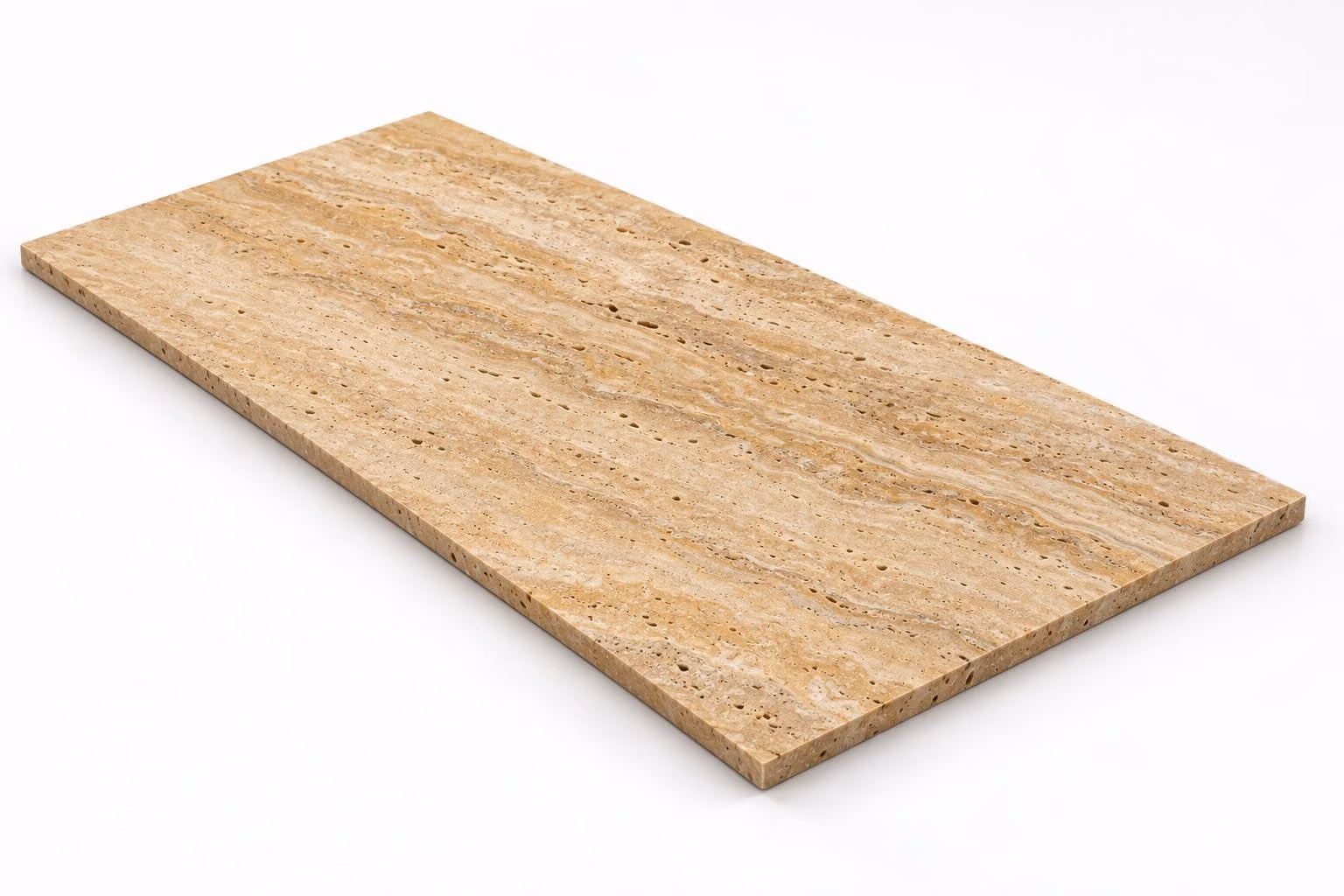 Travertino amarillo — Veta — Century (al trapo) — 1 cm — 120x60 — Placa