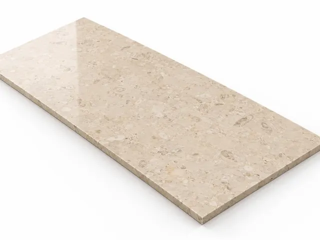 Crema Córdoba — Fiorito — Pulido brillado — 1 cm — 120x60 — Placa
