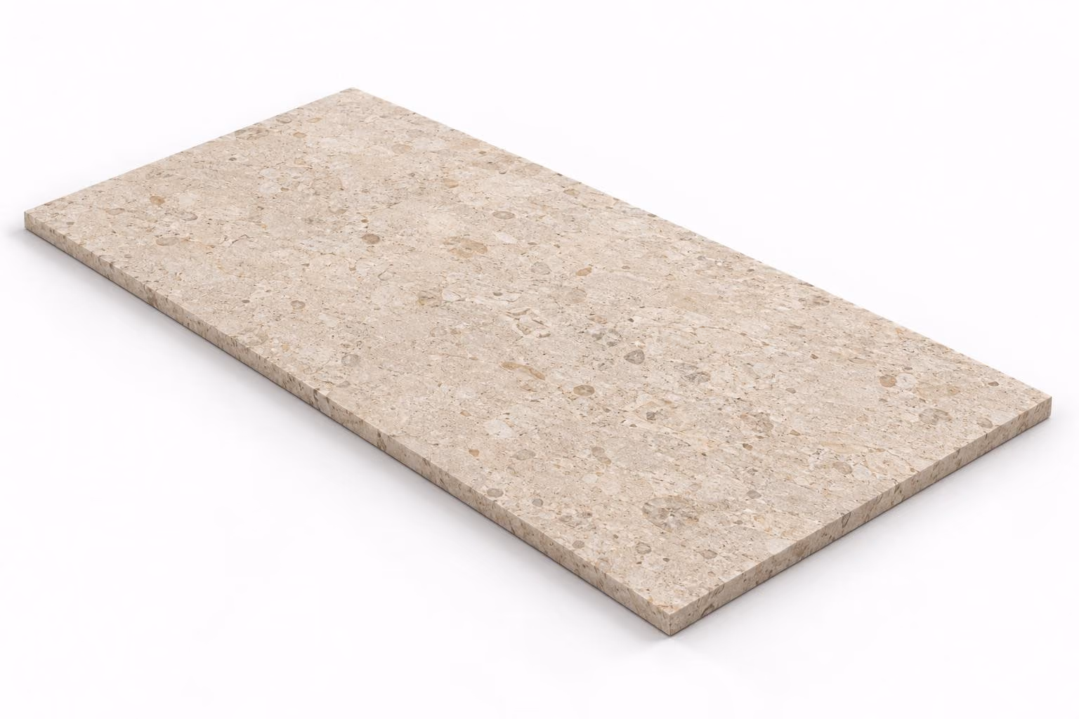 Crema Córdoba — Fiorito — Martelinado — 1 cm — 120x60 — Placa