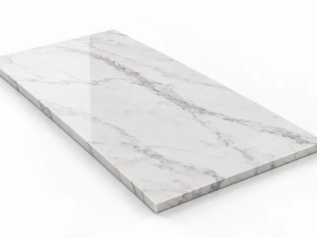 Blanco vego — Veta — Pulido brillado — 1 cm — 120x60 — Placa