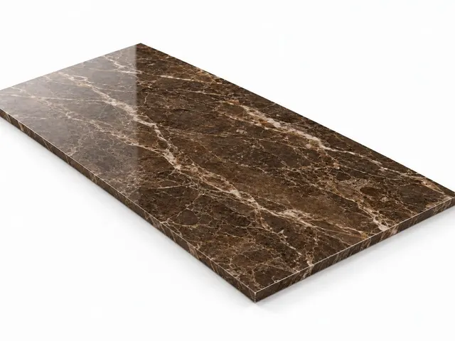Café tabaco — Veta — Pulido brillado — 1 cm — 120x60 — Placa