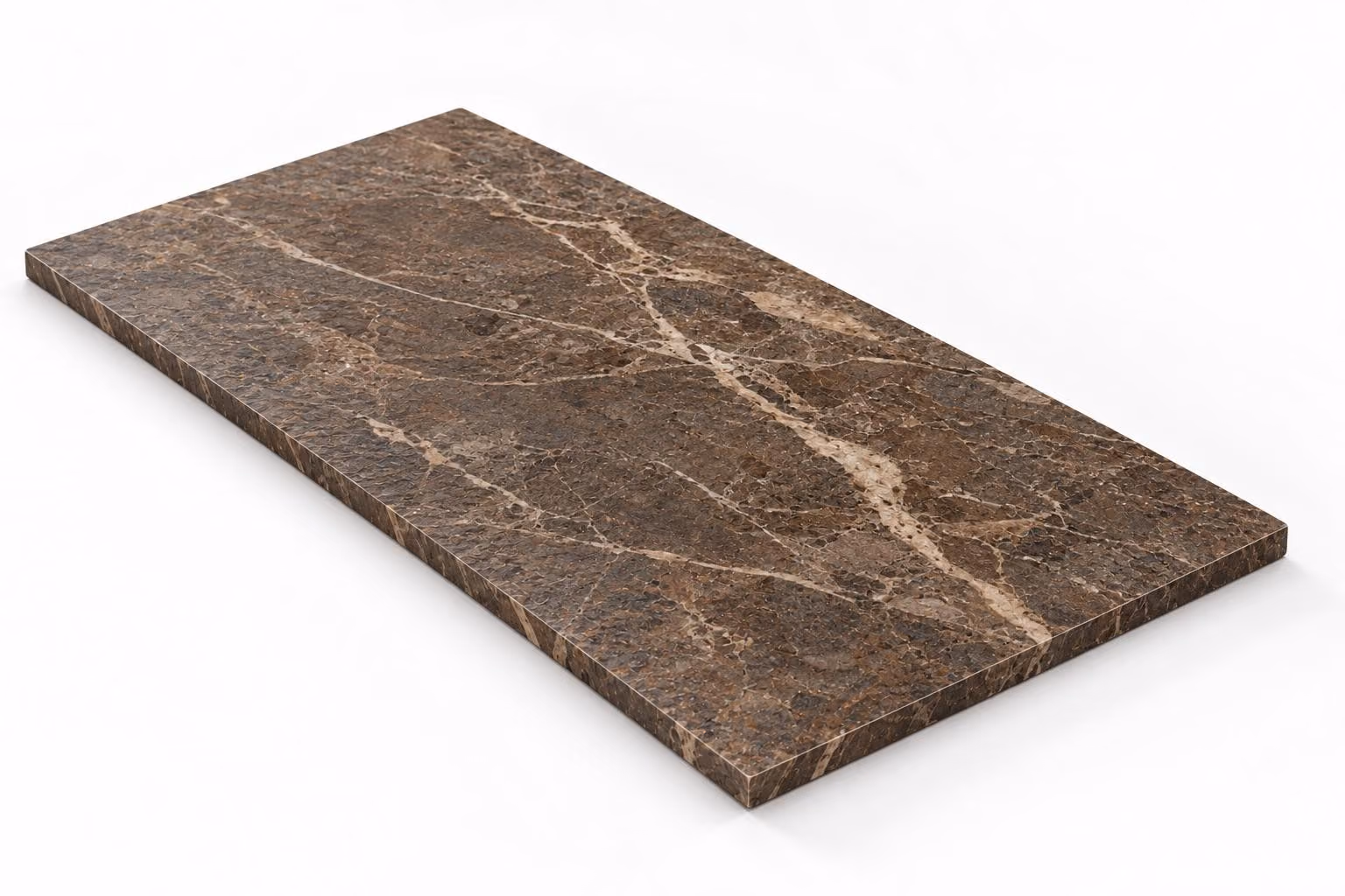Café tabaco — Veta — Martelinado — 1 cm — 120x60 — Placa