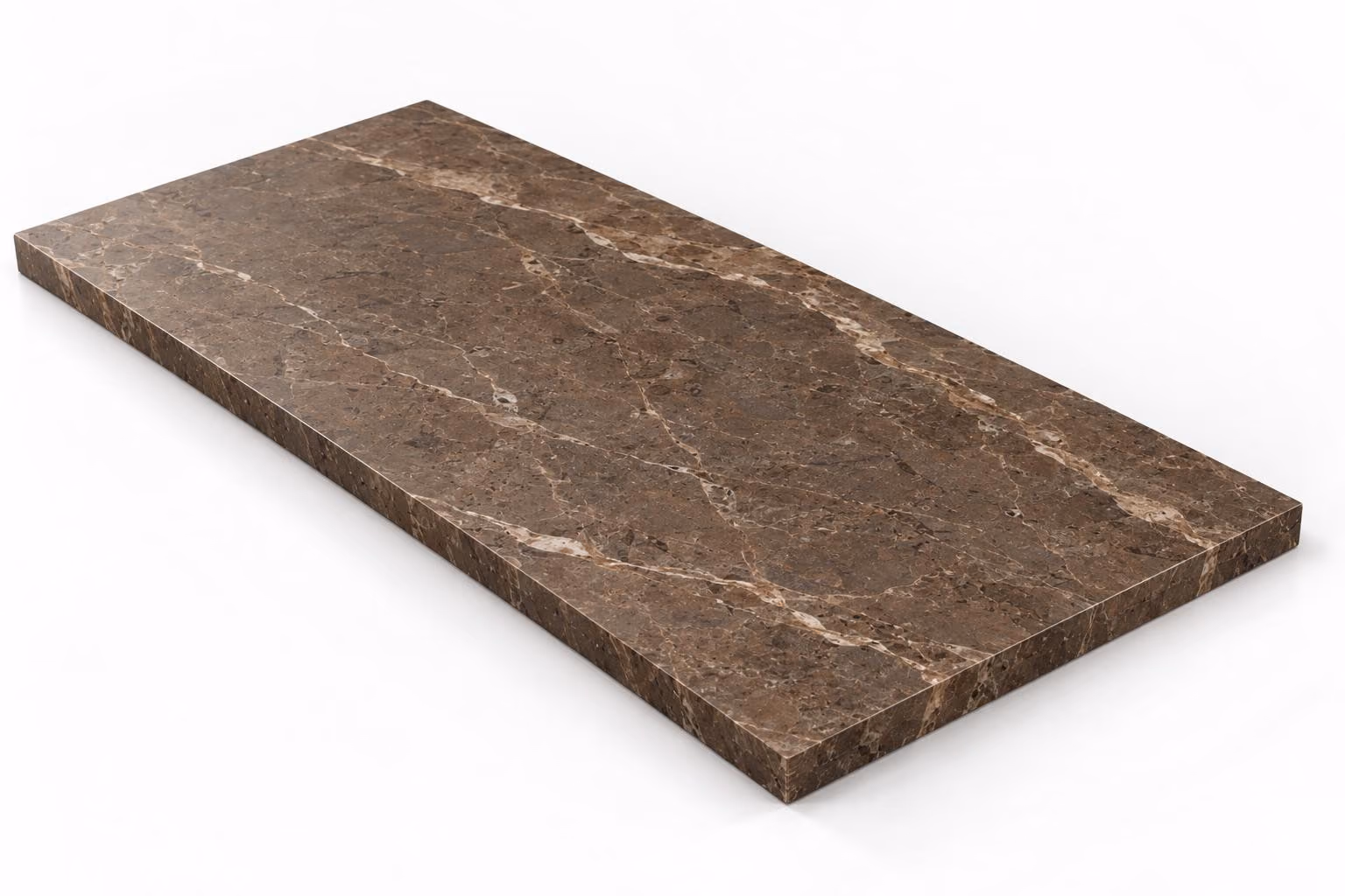 Café tabaco — Veta — Sanblasteado — 2 cm — 120x60 — Placa