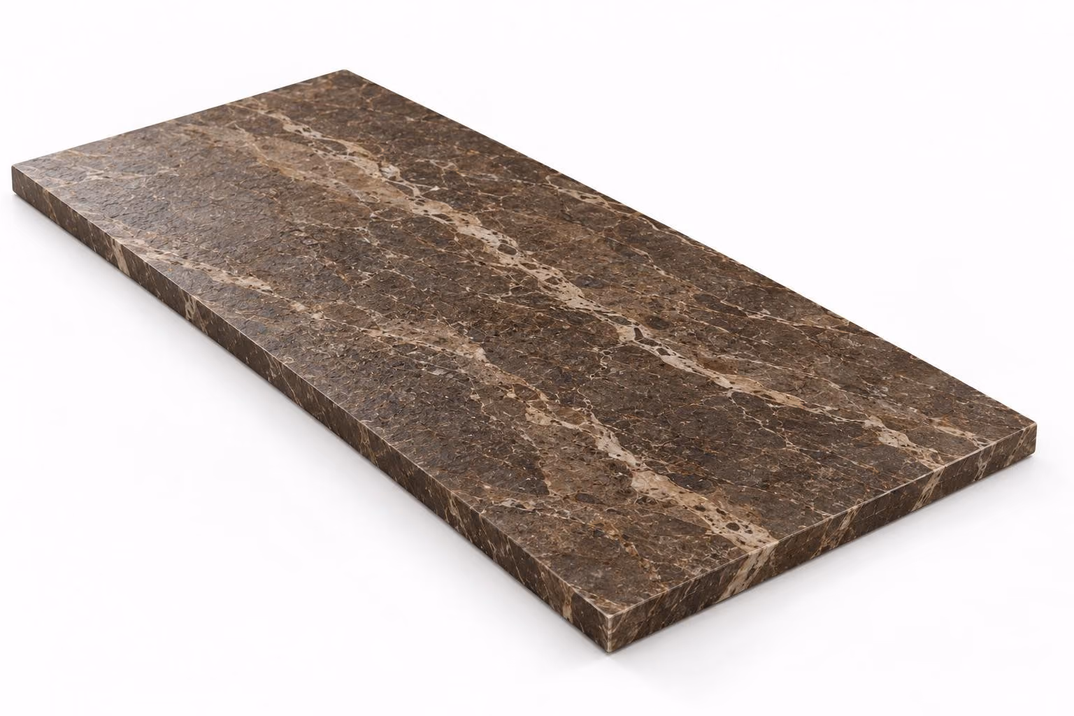 Café tabaco — Veta — Martelinado — 2 cm — 120x60 — Placa