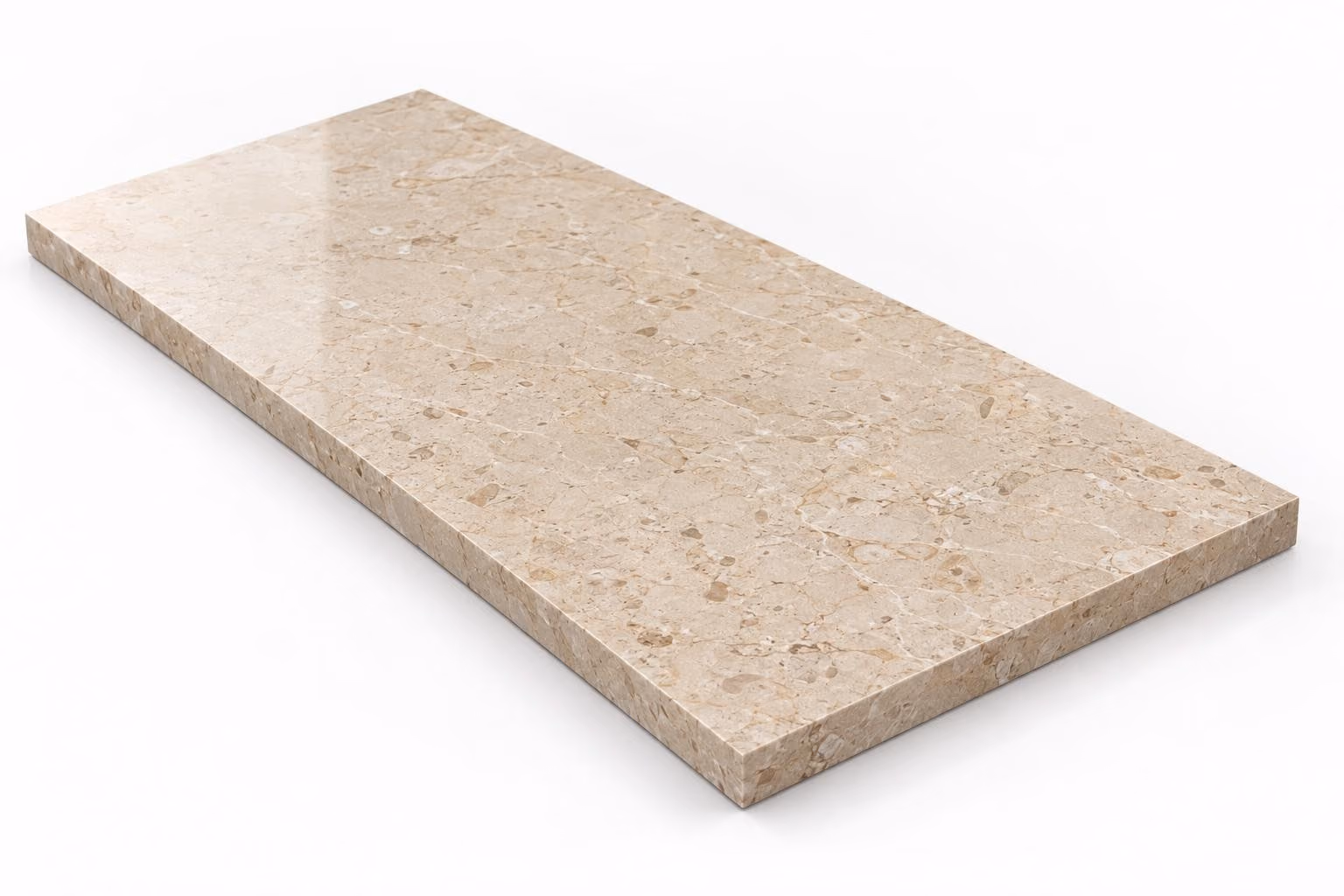 Crema Córdoba — Fiorito — Pulido/mate — 2 cm — 120x60 — Placa