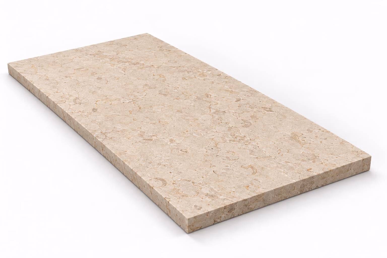 Crema Córdoba — Fiorito — Cepillado — 2 cm — 120x60 — Placa