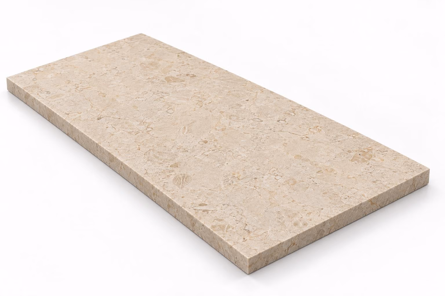 Crema Córdoba — Fiorito — Sanblasteado — 2 cm — 120x60 — Placa