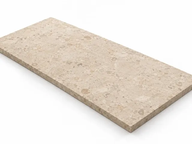Crema Córdoba — Fiorito — Martelinado — 2 cm — 120x60 — Placa